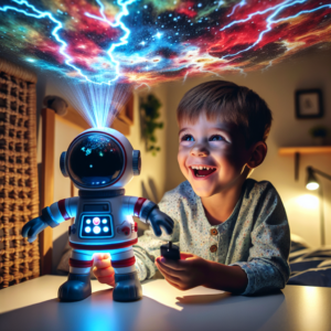 Astronaut Galaxy Projector: Nebula Night Light & Starry LED Ceiling Lamp for Kids